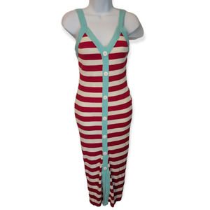 B Fly Striped Bodycon Dress